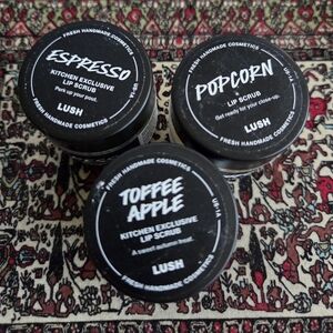 3 Lush Kitchen Exclusive Lip Scrubs
